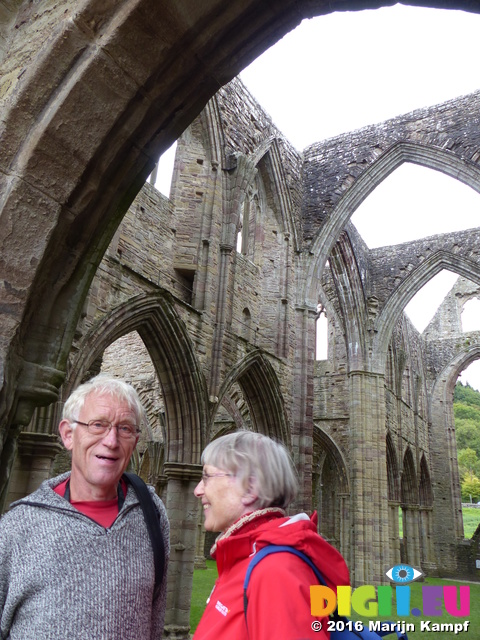 FZ033644 Hans and Machteld in Tintern Abbey